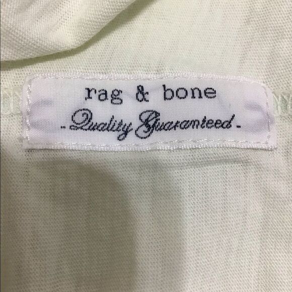 rag & bone Green V Neck Short Sleeve T-Shirt Size XS - Picture 4 of 5